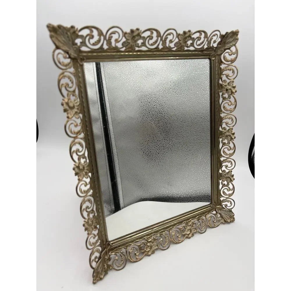 Vintage Rectangle Vanity Mirror 12x10